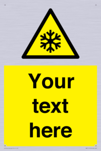 Custom Snowflake Sign